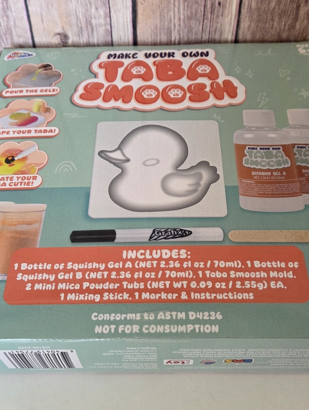 Make Your Own Taba Smoosh Duck Kit NIB - Picture 3 of 10